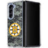 NHL Boston Bruins Camo Galaxy Z Fold5 5G Clear Case